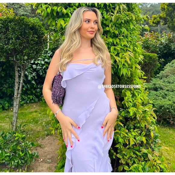 MANGO BLOGGER FAVE!!! Draped Neckline Maxi Dress NWT LAST ONE!!! - Picture 12 of 16